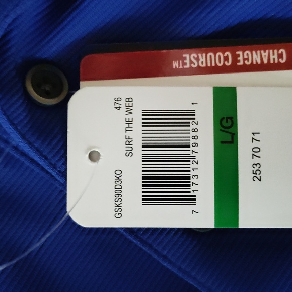 Mens NWT Grand Slam Performance Golf Polo Shirt sz L - Picture 5 of 5